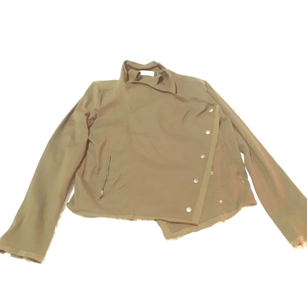 Wrap around button down jacket